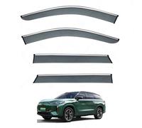 Window Visors Chrome Molding for Chery Fengyun T10 4PCS MK1 2024-2026, Wind Deflectors Keep RainOut Improve Ventilation Reduce Noise Prevent