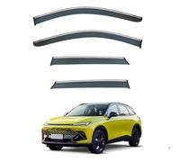 Window Visors Chrome Molding for Cirelli 4 MK1 2022-2025, Wind Deflectors Keep RainOut Improve Ventilation Reduce Noise Prevent