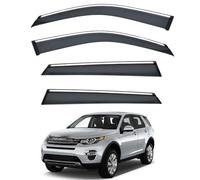 Window Visors Chrome Molding for Discovery Sport MK1-L550 2014-2024, Wind Deflectors Keep RainOut Improve Ventilation Reduce Noise Prevent