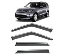 Window Visors Chrome Molding for Land Rover Discovery 5 MK3-L462 2017-2020, Wind Deflectors Keep RainOut Improve Ventilation Reduce Noise Prevent