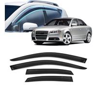Window Visors Rain Guards for Audi A4 Sedan 1995-2019 2020 2021 2022 2023 2024,Out-Channel Window Wind Deflectors Vent Shields Vent Deflector Shade Wind,2005-2008 Without chrome trim