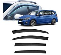 Window Visors Rain Guards for BMW 2 Series Wagon 2014-2017 2018 2019 2020 2021,Out-Channel Window Wind Deflectors Vent Shields Vent Deflector Shade Wind, seven-seater without chrome trim