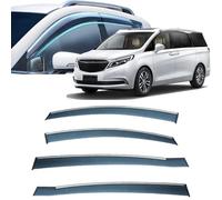 Window Visors Rain Guards for Buick GL8 2000-2020 2021 2022 2023 2024 2025 2026,Out-Channel Window Wind Deflectors Vent Shields Vent Deflector Shade Wind,2017+