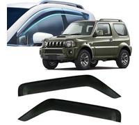 Window Visors Rain Guards for Chevrolet Jimny 1998-2013 2014 2015 2016 2017 2018,Out-Channel Window Wind Deflectors Vent Shields Vent Deflector Shade Wind,2PCS