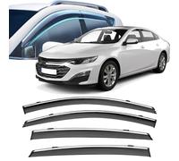 Window Visors Rain Guards for Chevrolet Malibu XL 2016-2018 2019 2020 2021 2022+,Out-Channel Window Wind Deflectors Vent Shields Vent Deflector Shade Wind