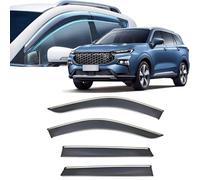 Window Visors Rain Guards for Ford Equator Sport 2022 2023 2024 2025,Out-Channel Window Wind Deflectors Vent Shields Vent Deflector Shade Wind,4PCS