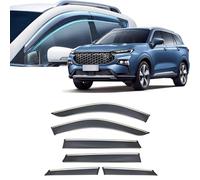 Window Visors Rain Guards for Ford Equator Sport 2022 2023 2024 2025,Out-Channel Window Wind Deflectors Vent Shields Vent Deflector Shade Wind,6PCS