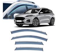 Window Visors Rain Guards for Ford Escape 2001-2015 2016 2017 2018 2019 2020+,Out-Channel Window Wind Deflectors Vent Shields Vent Deflector Shade Wind,2020+