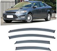 Window Visors Rain Guards for Ford Mondeo 2011-2012, Side Vent Wind Deflectors Shades Wind & Sun Protection.
