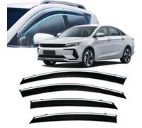 Window Visors Rain Guards for Geely Emgrand 2016 2017 2018 2019 2020 2021 2022+,Out-Channel Window Wind Deflectors Vent Shields Vent Deflector Shade Wind,L HiP 2022+
