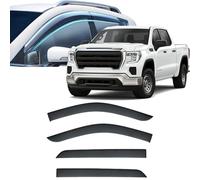 Window Visors Rain Guards for GMC Sierra 2019 2020 2021 2022 2023 2024 2025,Out-Channel Window Wind Deflectors Vent Shields Vent Deflector Shade Wind