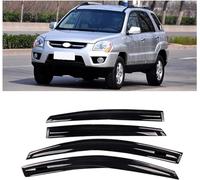 Window Visors Rain Guards for KIA Sportage 2007-2012, Side Vent Wind Deflectors Shades Wind & Sun Protection.