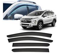 Window Visors Rain Guards for Mitsubishi Xpander 2017 2018 2019 2020 2021 2022+,Out-Channel Window Wind Deflectors Vent Shields Vent Deflector Shade Wind,Without chrome trim