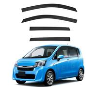 Window Visors Rain Guards for Subaru Stella 2011 2012 2013 2014,Out-Channel Window Wind Deflectors Vent Shields Vent Deflector Shade Wind