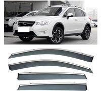Window Visors Rain Guards for Subaru XV 2012-2017, Side Vent Wind Deflectors Shades Wind & Sun Protection.