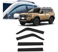 Window Visors Rain Guards for TruckMasters LC250 2024 2025 2026,Out-Channel Window Wind Deflectors Vent Shields Vent Deflector Shade Wind,Without chrome trim 4PCS
