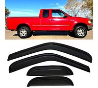 Window Visors Rain Guards Side Wind Deflectors for Ford 1997-2003 F150 1997-1999 F250 Light Duty Super/Extended Cab, Vent Guard Shade Sun 94808 4-Pieces Set