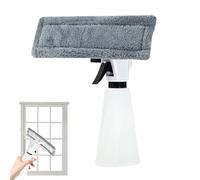 Window Wash - Cleaner Squeegee Tool, Glass Stained Glass Accessory | Durablle Head Water Extraction Compact Flexible Strip Strip, Non-Slip Handle With Quick Action Slider