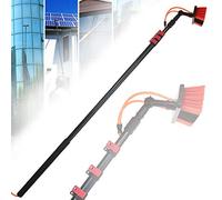 Window Washing Kit with Extension Pole, 3.6-11M Window Clean Photovoltaic and Solar Panels, for Window Cleaning, Photovoltaic Panel Cleaning, Trucks Water Brush,12FT/3.6M