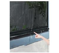 Window Weather Bar, Rain Deflector Weather Bar Adhesive Window Strip for Sliding Casement Car Windows 50-500cm(250cm/98.4in)