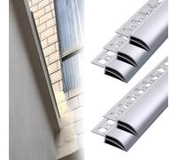 Window Weather Bar Rubber Rain Deflectors For Outside Bendable Rubber Door Drip Guards blocks Wate Guard for Windows，30mm Waterproof Aluminum Rain Diverter Strip - 5 Pcs (80cm) Cuttable Eave