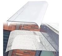 Window Weather Bar Rubber Rain Deflectors For Outside Bendable Rubber Door Drip Guards blocks Wate Guard for Windows，UV-Resistant Window Rain Stopper - Durable Arched Door Awning Canopy for