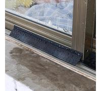 Window Weather Bar, Self-Adhesive Rubber Rain Strip for Windows Balconies Indoor Outdoor Black Multiple Sizes(5.5cm,3m(9.8ft))