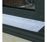 Window Weather Bar Self-Adhesive Rubber Window Rain Deflector for Exterior Windows, Rain Drip Guard 45mm/55mm, 50cm-5m, Cut to Size(B-W 5.5cm,500cm)