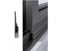 Window Weather Stripping Door Seal, Self Adhesive Mobile Home Windows Draft Stopper, Soundproof Windows for Thermal Insulation(Gray,200cm/78in)