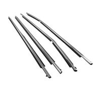 Window Weatherstrip Trim Compatible with Toyota for Corolla 2014 2015 2016 2017 2018 2019 4PCS Car Chrome Window Weather Strip Glass Waterproof Pressure Sealing