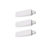 Window Wedges Door Wedges Soft White Rubber Table Furniture Wedge Window Jam Stop Wedge Stopper Glass Reptile Tank Lock (3)