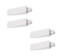 Window Wedges Glass Reptile Tank Lock Soft White Rubber Window Table Furniture Wedge Sliding Door Stop Window Wedges Window JAM Stop (4)