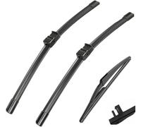 Window Wiper Blade Set for Opel/Vauxhall Astra H GTC 3 Doors Hatchback 2005-2009 Automotive Front Rear Windshield Windscreen Car Wiper Arm All-Weather Performance