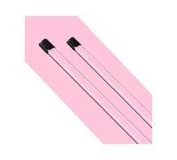 Window Wipers Car Colorful U J Hook Car Windshield Wiper Universal Soft Double Layer Rubber Frameless Bracketless 16" 19" 20" 22" 24"26" Replacement Wiper(Pink,16in (400mm)-1 pc)