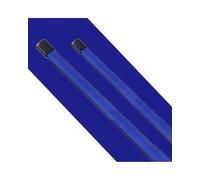 Window Wipers Car Colorful U J Hook Car Windshield Wiper Universal Soft Double Layer Rubber Frameless Bracketless 16" 19" 20" 22" 24"26" Replacement Wiper(Blue,19in (475mm)-1 pc)