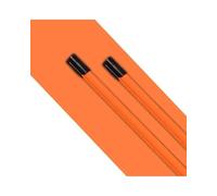 Window Wipers Car Colorful U J Hook Car Windshield Wiper Universal Soft Double Layer Rubber Frameless Bracketless 16" 19" 20" 22" 24"26" Replacement Wiper(Orange,16in (400mm)-1 pc)