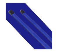 Window Wipers Car Colorful U J Hook Windshield Wiper Universal Soft Double Layer Rubber Frameless Bracketless 16" 19" 20" 22" 24"26" Replacement Wiper(Blue,24in (600mm)-1 pc) Clean the windshield