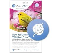 WindowAlert Aspen Leaf Anti-Collision Decal - UV-Reflective Window Decal to Protect Wild Birds from Glass Collisions - Made in The USA