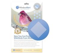 WindowAlert Performance Series Diamond Anti-Collision Decal - UV-Reflective Window Decal to Protect Wild Birds from Glass Collisions - Made in The USA