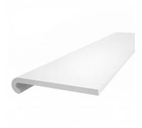 Windows 4 You uPVC Bullnose Window Sill Cover 210mm White, Capping Board with End Caps Included, Length Options (2 m)