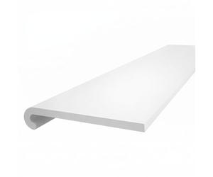 Windows 4 You uPVC Bullnose Window Sill Cover 210mm White, Capping Board with End Caps Included, Length Options (2 m)