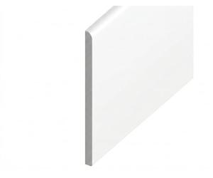 Windows 4 You uPVC Flat Board White 200mm - PVC Flat Board Panel, Rigid Plastic Trim Board, Soffit & Fascia Board, White Plastic Sheet for Interior & Exterior Finishing (1 m)