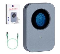 Windows Hello Fingerprint Reader and USB Fingerprint Reader with 2025 Recognition Technology, File Encryption, Offline Security, Portable for Business and Home, Password Book and