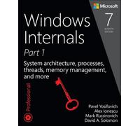 Windows Internals: System architecture, processes, threads, memory management, a