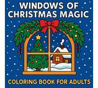 Windows of Christmas Magic - Coloring Book