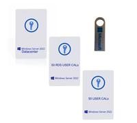 Windows Server 2019 2022 Standard Datacenter USB & Card 50 RDS RDP / 50 CALs
