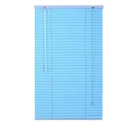 Windows Treatment Shutters blue Aluminium Venetian Blind Shades,Room Darkening,Curtains,for Home Office Kitchen,Bathroom,Bedroom,Living Room (W165cm×H250cm)