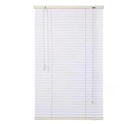 Windows Treatment Shutters White Aluminium Venetian Blind Shades,25mm Slats Room Darkening,Curtains,for Home Office Kitchen,Metal Blackout Roller Blinds (W65cm×H240cm)