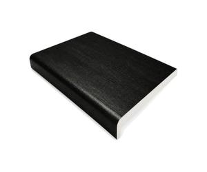 Windows4you Black Ash uPVC Capping Board 250mmx2mx9mm-Extra-Wide Timber-Style Fascia Soffit Trim-1,2 or 4 Pack-Durable Weatherproof Cladding (1 Pack)