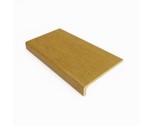 Windows4you Irish Oak uPVC Capping Board 175mm x 2m x 9mm - Timber-Style Fascia & Soffit Cover Board - 1, 2 or 4 Pack - Durable External Cladding Trim (2 Pack)
